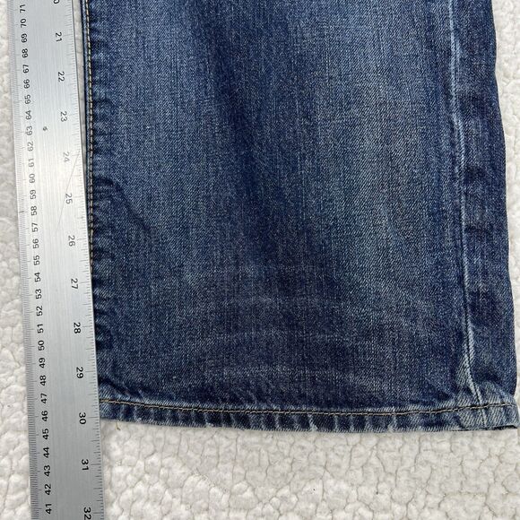 Polo Ralph Lauren Jeans 44Bx30 Relaxed Straight Fit Blue Denim Streetwear Y2K - Picture 12 of 14